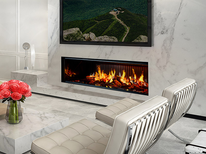 ジン・ジー・カム サン ダウン シルクスクリーン 249/500 DaVinci 59 GreenSmart Electric – Western Fireplace Supply